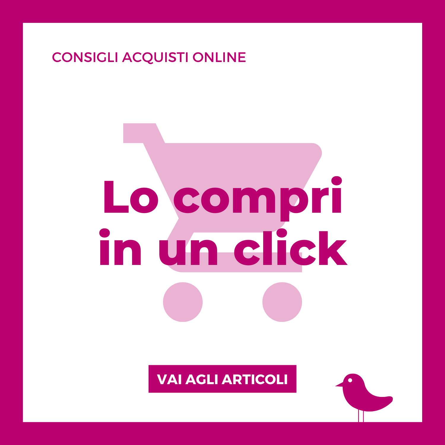 Consigli acquisti online, categoria del Blog